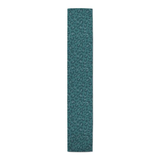 90" Leopard Cotton Twill Runner